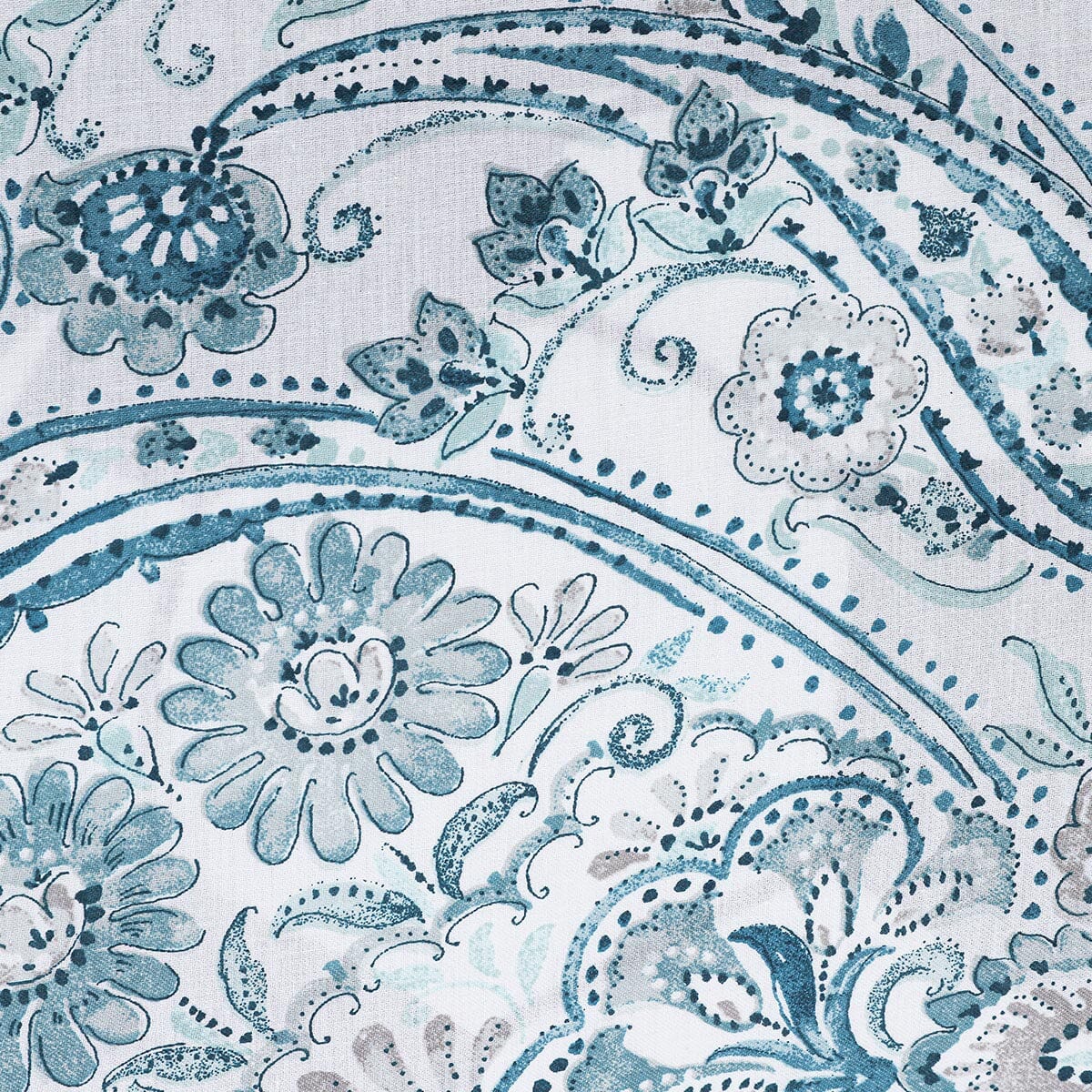 BED SHEET BLUE PAISLEY-SINGLE Home HOMBEDCLU 