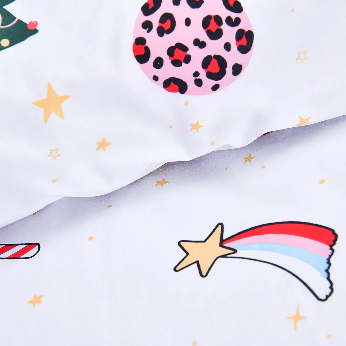 BED SHEET CHRISTMAS CRITTER - KING Printed Range 144 TC HOMBEDROO 