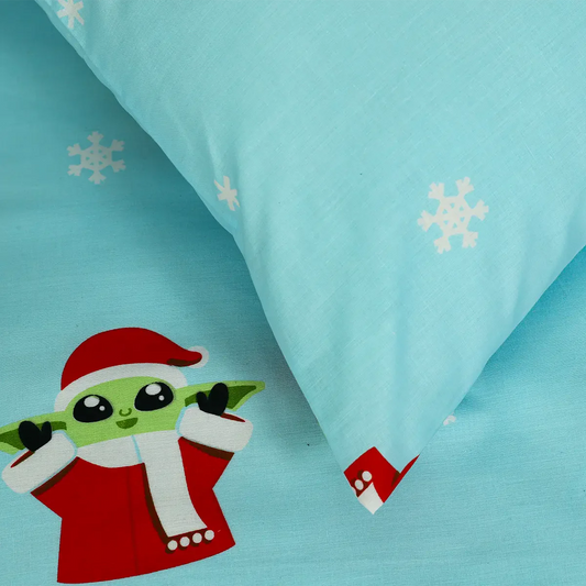BED SHEET COSMIC CLAUS - KING Printed Range 144 TC HOMBEDROO 