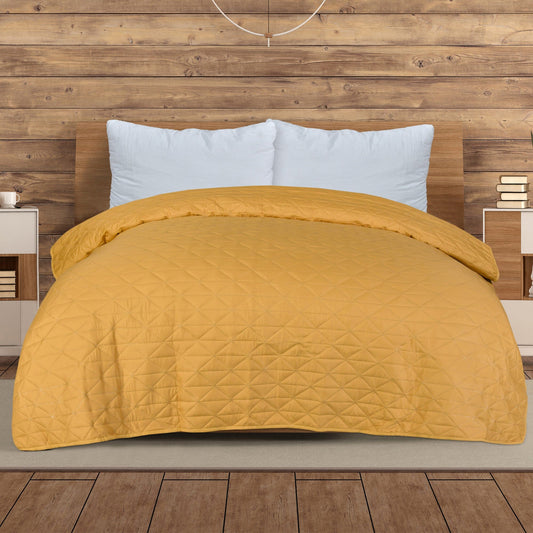 Bed Throw (Pinsonic) - Ocher Bed Basics HOMBEDSLE 