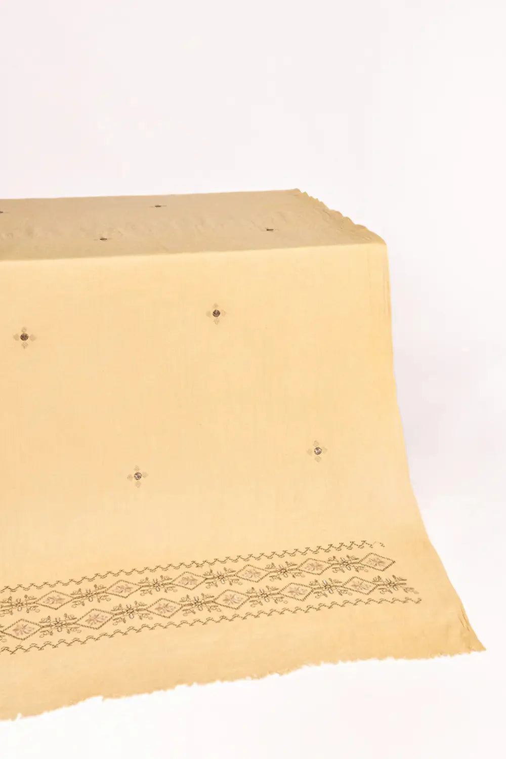 Embroidered Shawl-2 Coral Apparel & Accessories KHAS STORES 