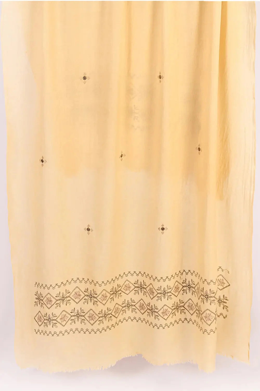 Embroidered Shawl-2 Coral Apparel & Accessories KHAS STORES 