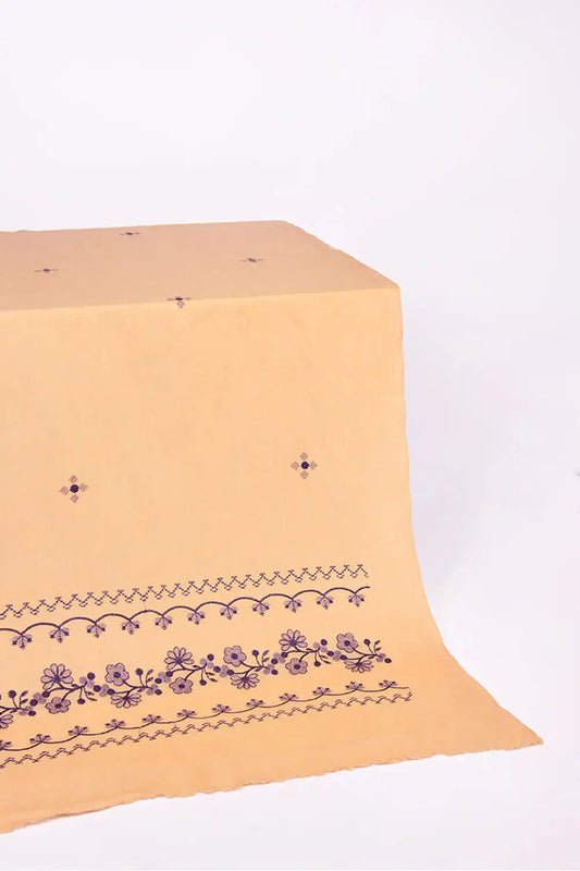 Embroidered Shawl-5 Mustard Apparel & Accessories KHAS STORES 