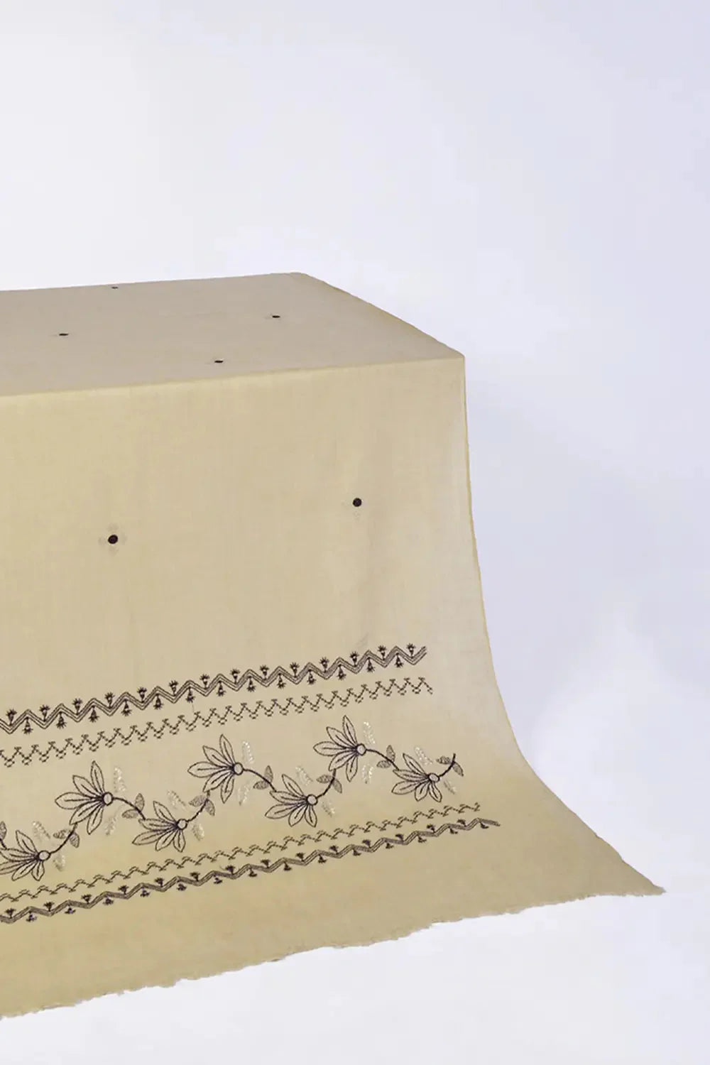 Embroidered Shawl-8 L-Green Apparel & Accessories KHAS STORES 