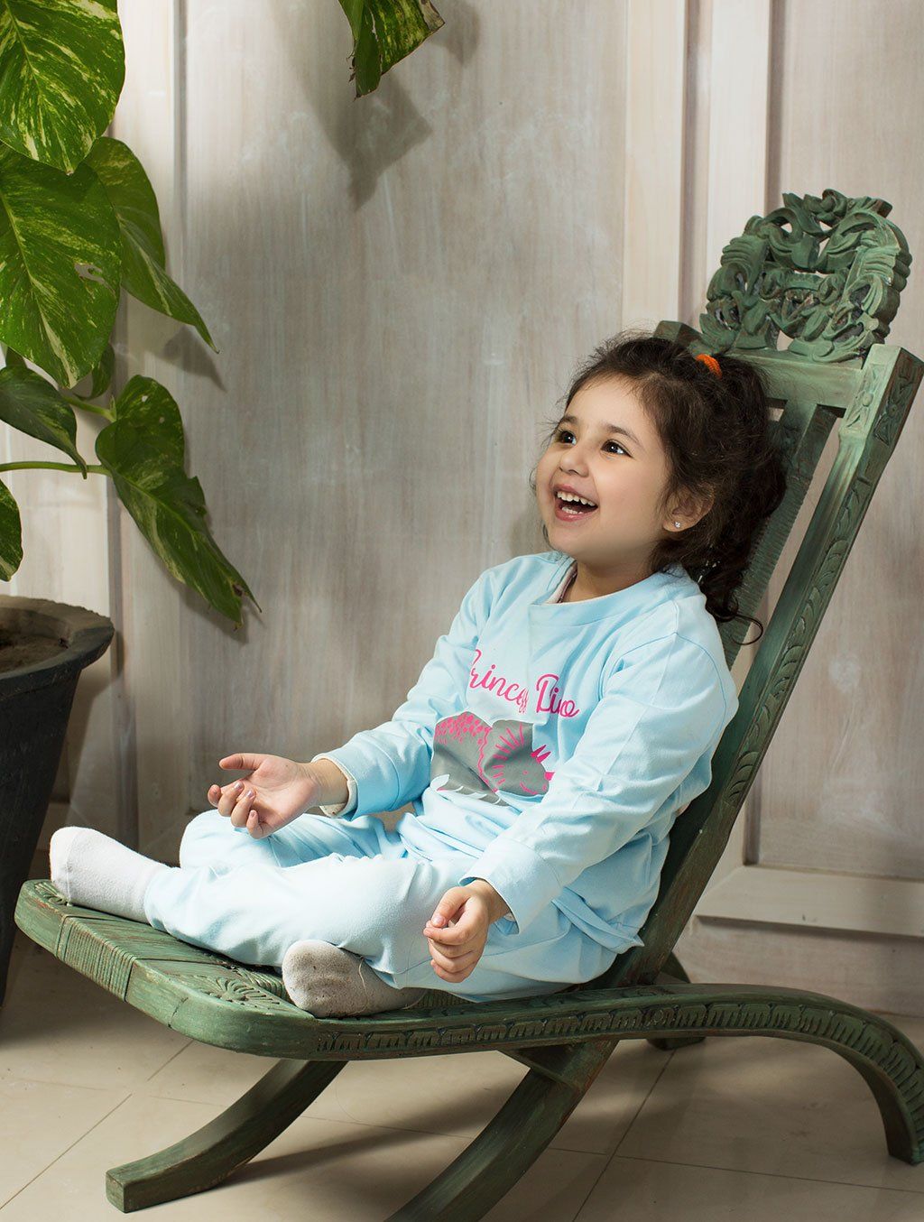 GIRLS SKY BLUE COTTON LOUNGEWEAR LW-016 LOUNGEWEAR FASSTIGIR 