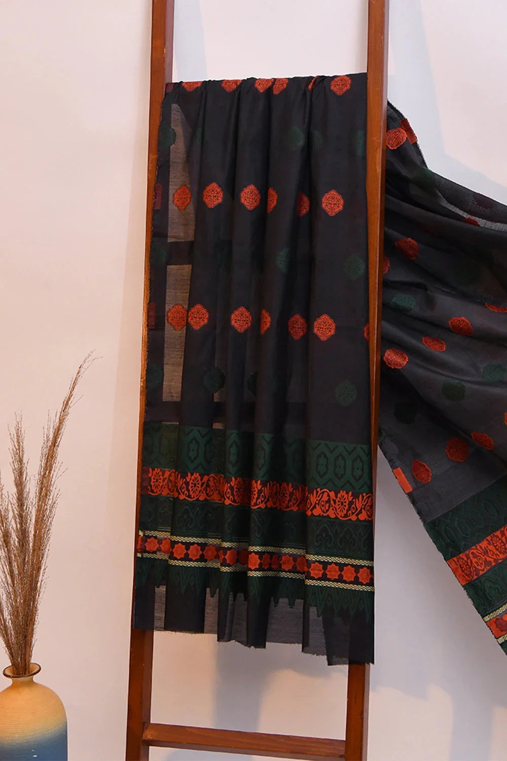 Jacquard Dupatta KJE-2236 Embroidered KHAS STORES 