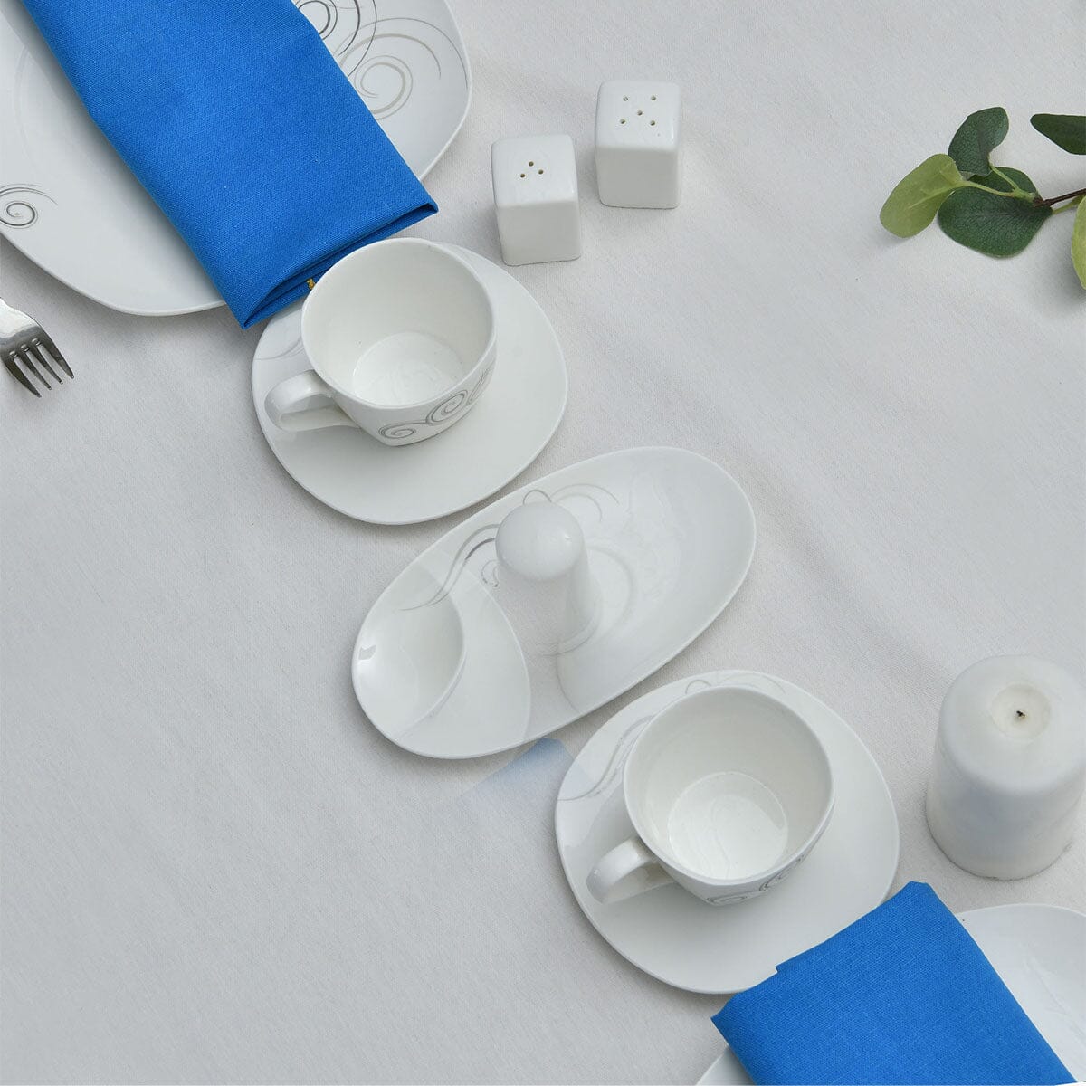Kitchen Linen REGAL AZURE Kitchen Accessories HOMKITLIN Table Runner 