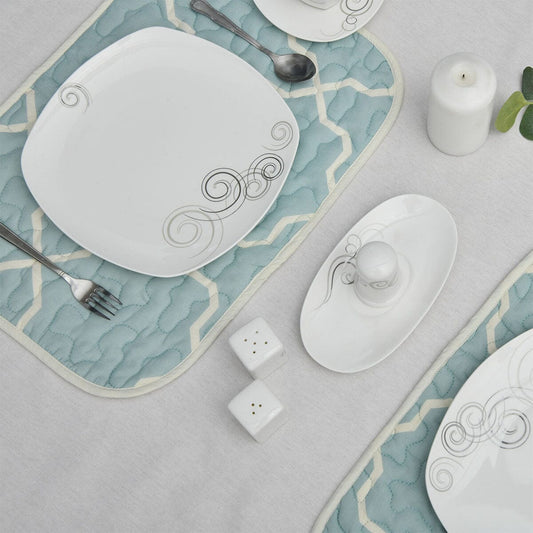 Kitchen Linen STEPPEN CYAN Kitchen Accessories HOMKITLIN Place Mat 