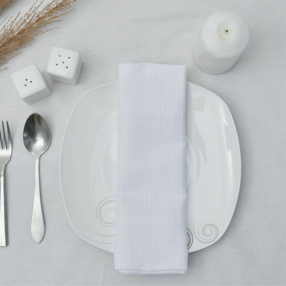 Kitchen Linen WAFFLE STRIPE Kitchen Accessories HOMKITLIN 