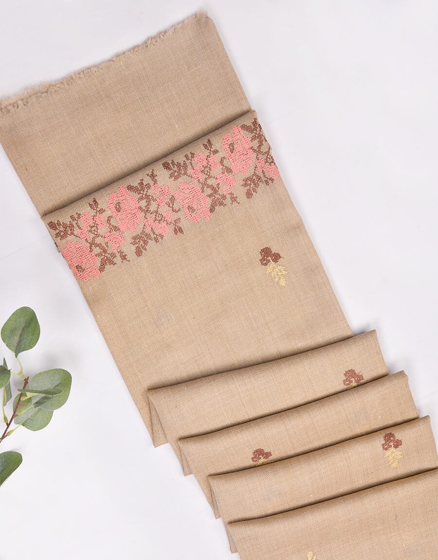 Machine Embroidery SHAWL S-010 Apparel & Accessories KHAS STORES 