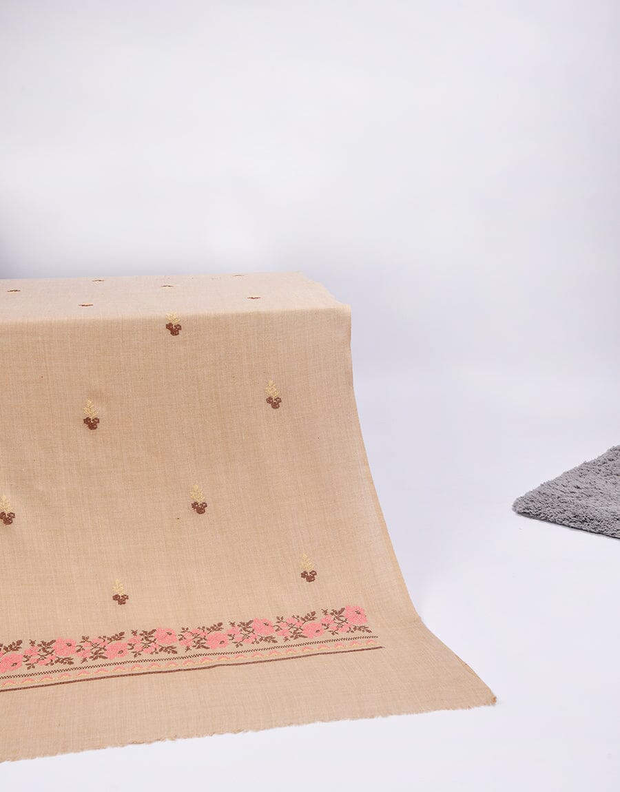 Machine Embroidery SHAWL S-010 Apparel & Accessories KHAS STORES 