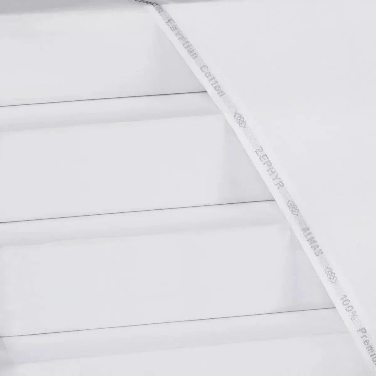 MENS UNSTITCHED SUIT ALMAS - White Mens Unstitched Suit FASUNSMEN 