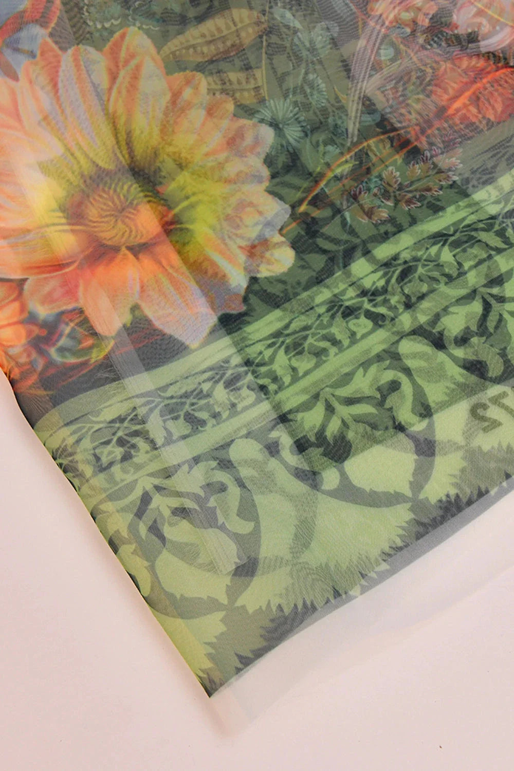 Organza Dupatta KCC-1472 Embroidered KHAS STORES 