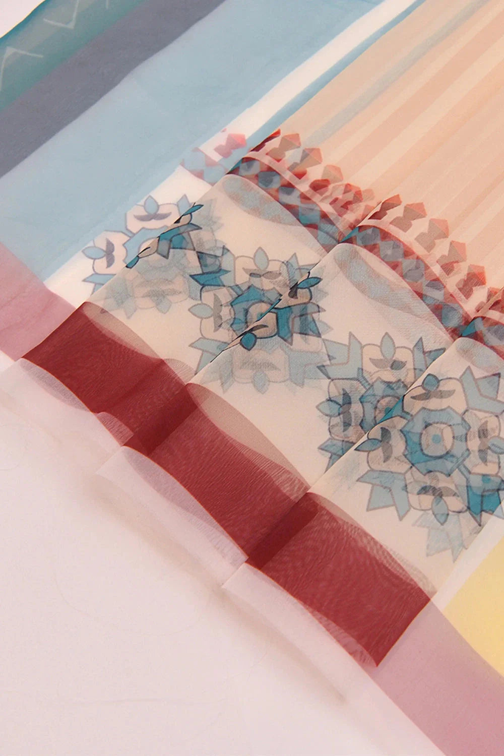 Organza Dupatta KOE-1469 Embroidered KHAS STORES 