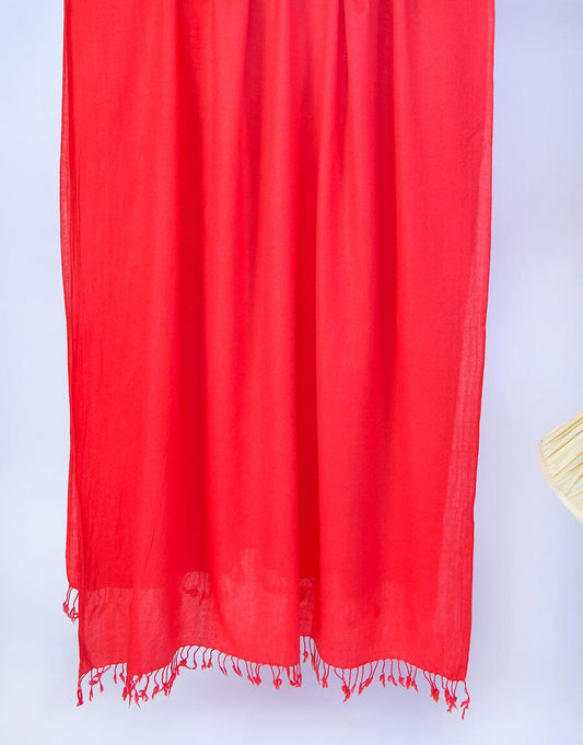 PASHMINA SHAWL-Red Apparel & Accessories KHAS STORES 