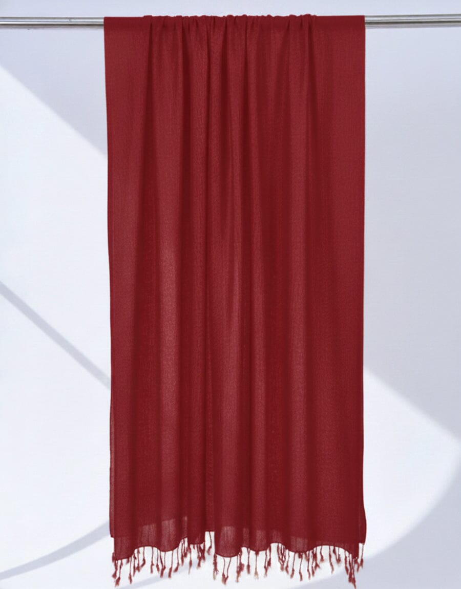 Plain Shawl-Maroon Apparel & Accessories KHAS STORES 