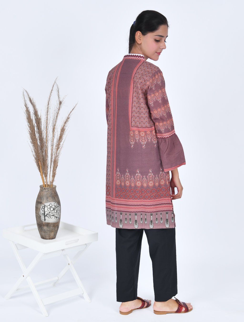 Printed Khaddar Shirt DR-422 Pret FASSTILAD 