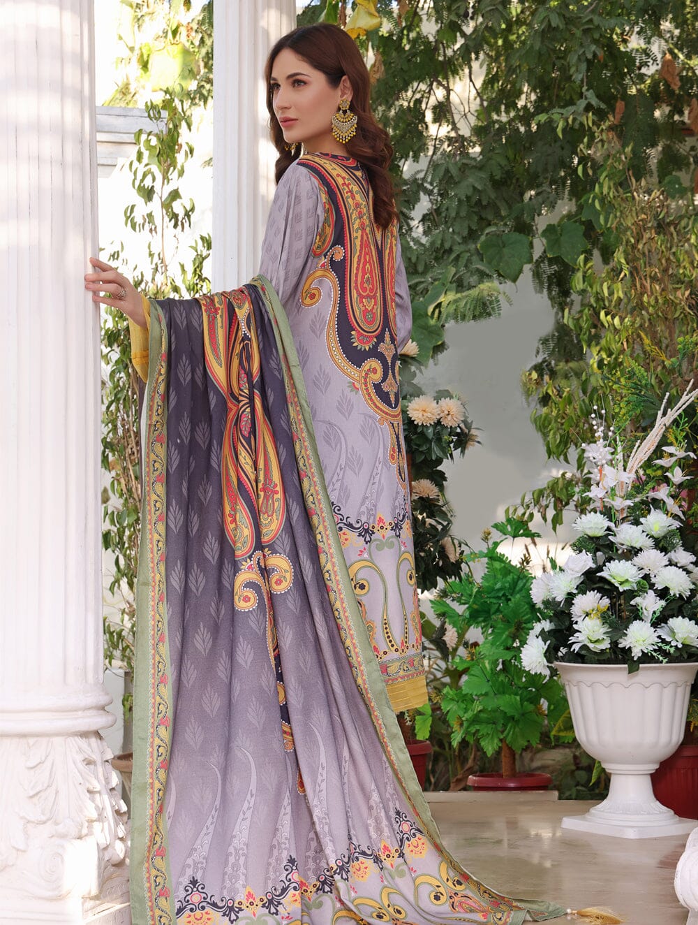 Printed Linen Suit with Printed Dupatta KTE-1642 KHAS STORES 