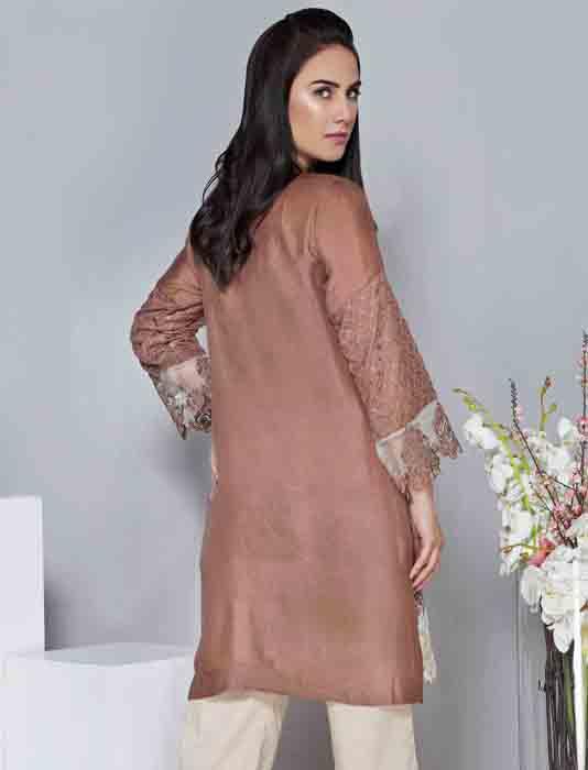 SHIRT ER-34 BROWN Luxury Pret FASSTILAD 