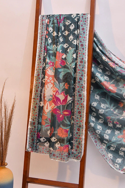 Silk Dupatta KSE-2443 Embroidered KHAS STORES 