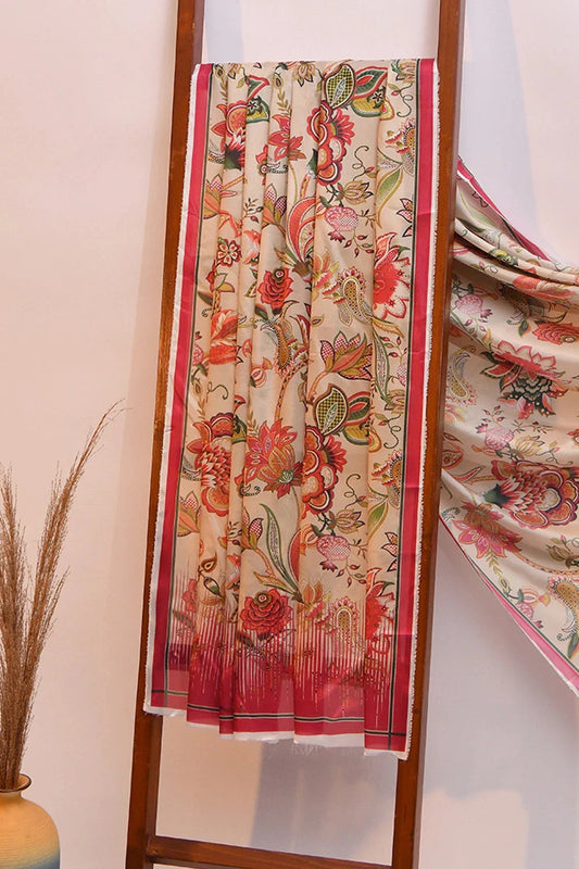 Silk Dupatta KSE-2466 Embroidered KHAS STORES 