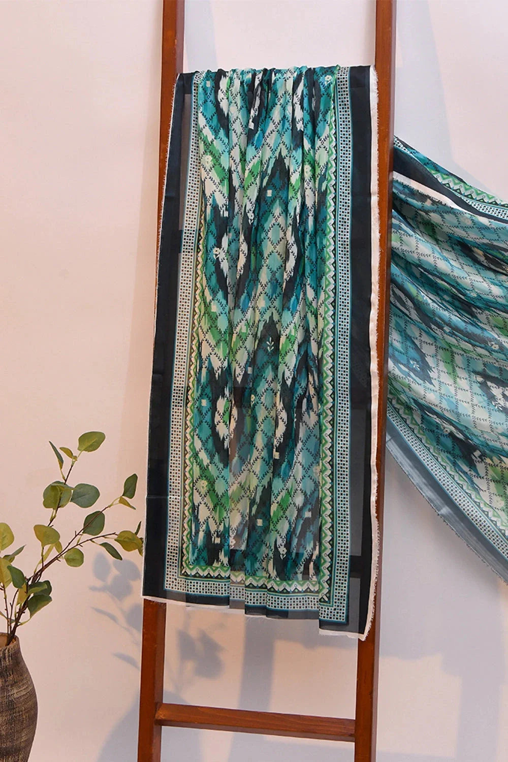 Silk Dupatta KSE-2773 Embroidered KHAS STORES 