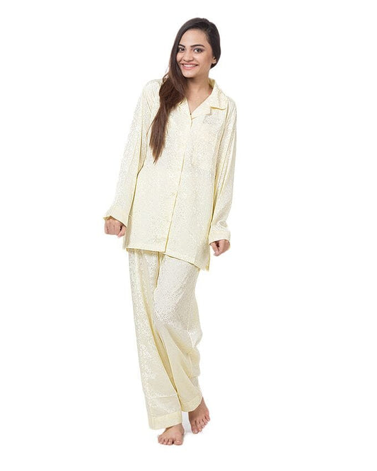 Silk Print Loungewear - Yellow Espicopink 