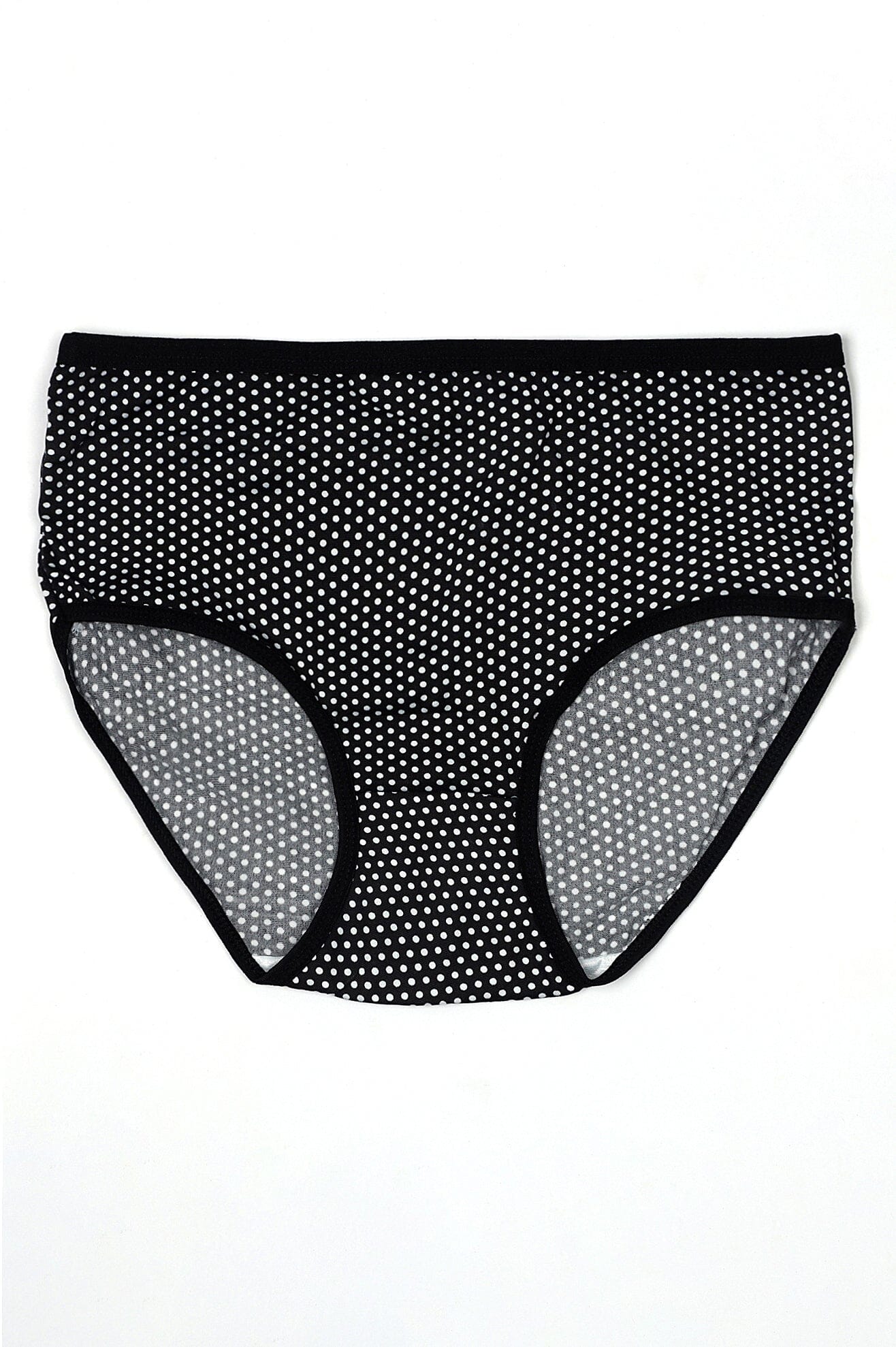 Super Soft Dotted Cotton Bikini Panties (PACK OF 5) KHAS STORES 