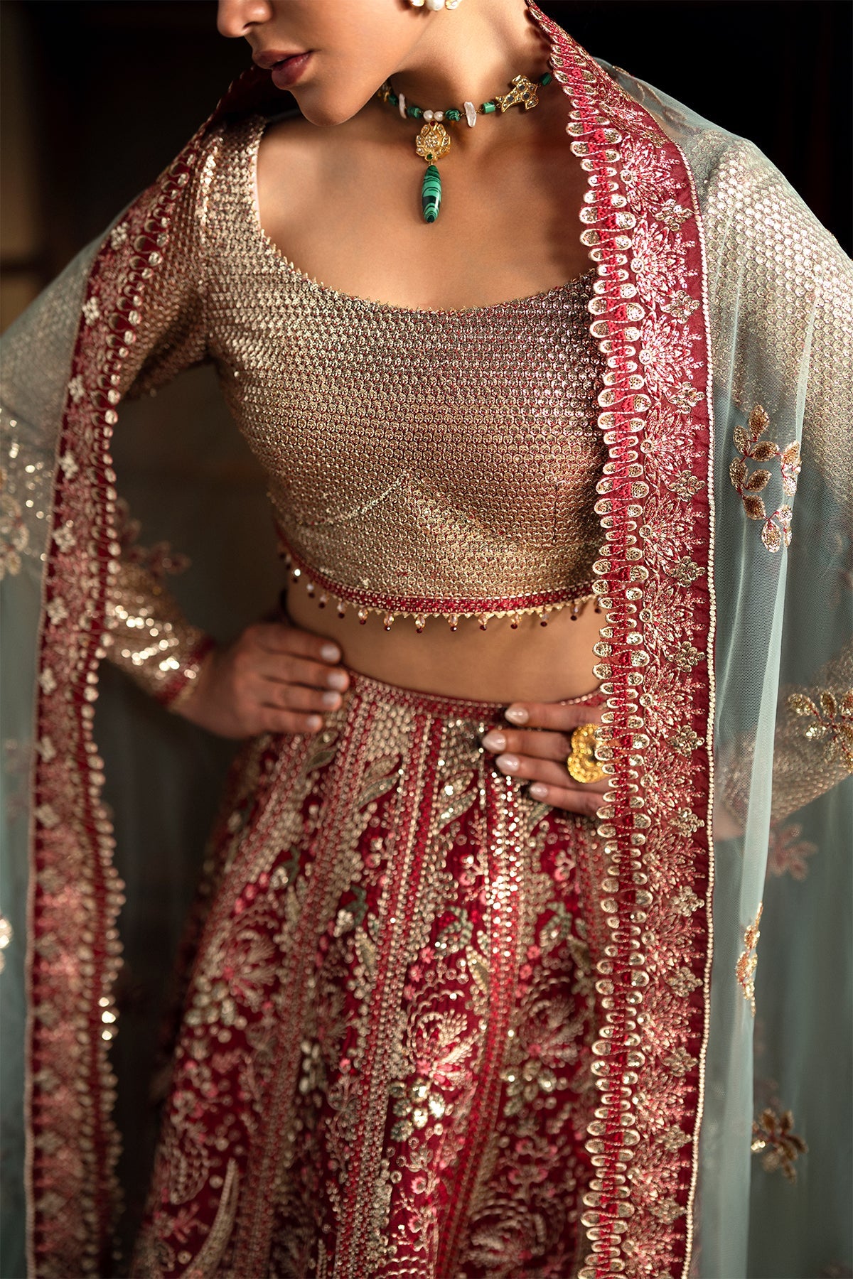 ROSHANI from Kaashvi Wedding Formals Collection by Ayzel at #VogueClothingStudio