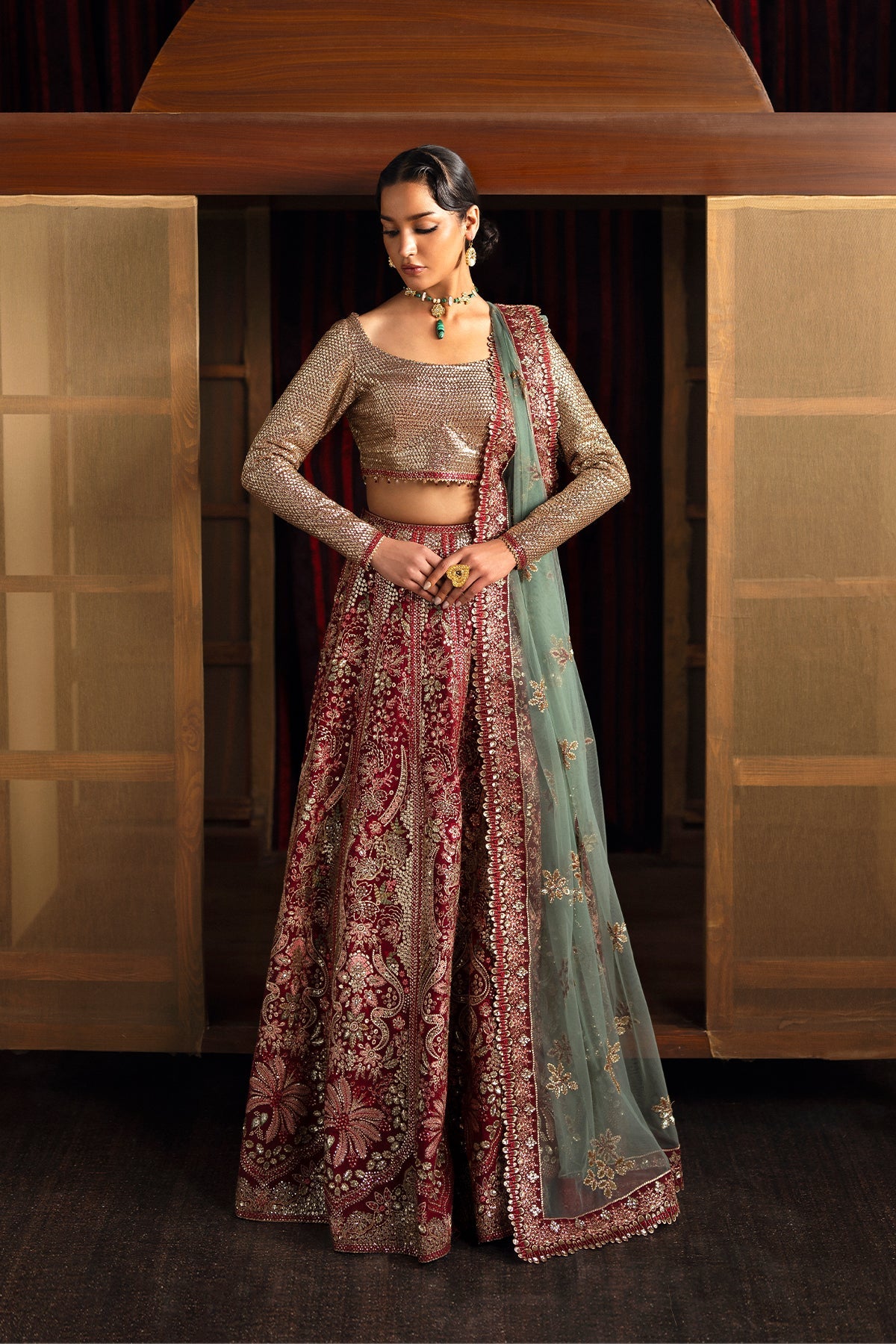 ROSHANI from Kaashvi Wedding Formals Collection by Ayzel at #VogueClothingStudio