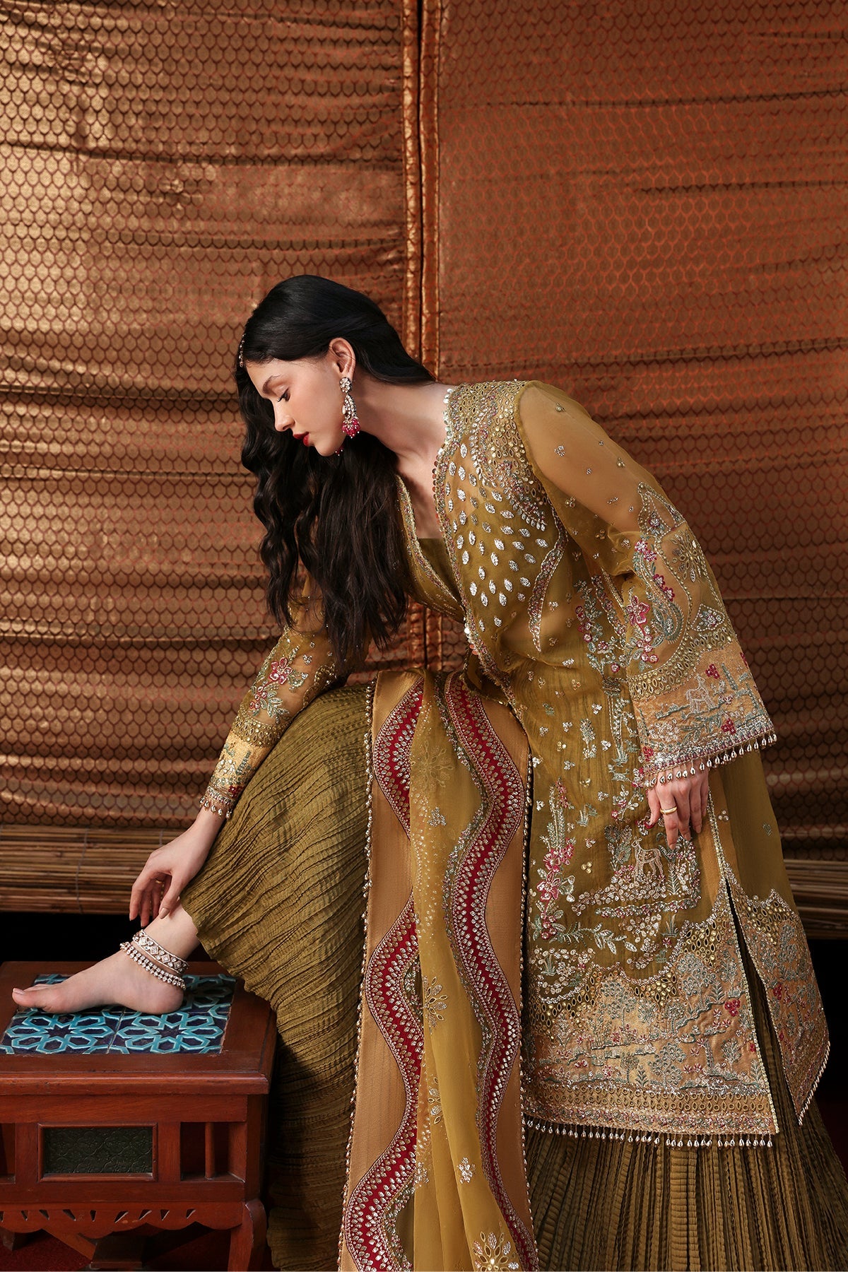 USHNA from Kaashvi Wedding Formals Collection by Ayzel at #VogueClothingStudio