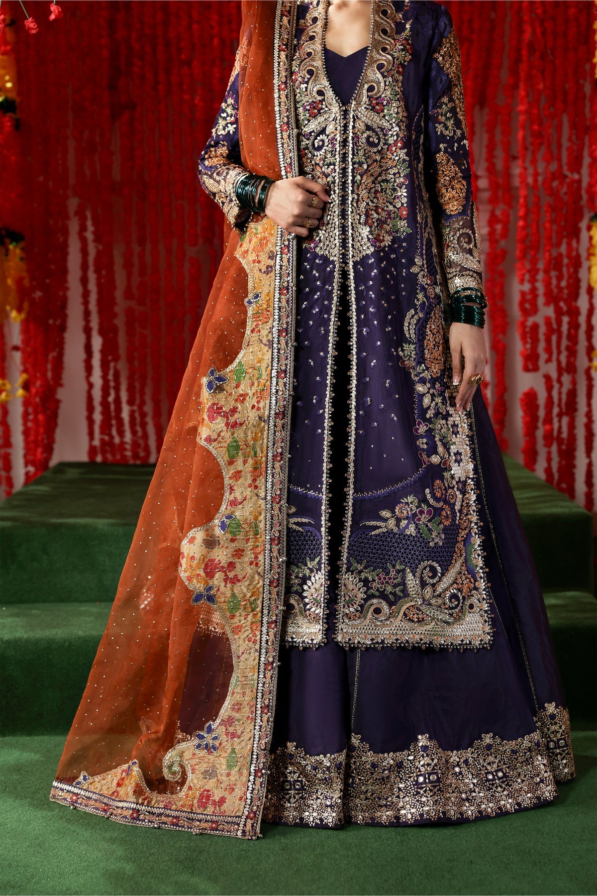 1066-Gulnaar-Shehnai '2025 by Afrozeh at #VogueClothingStudio