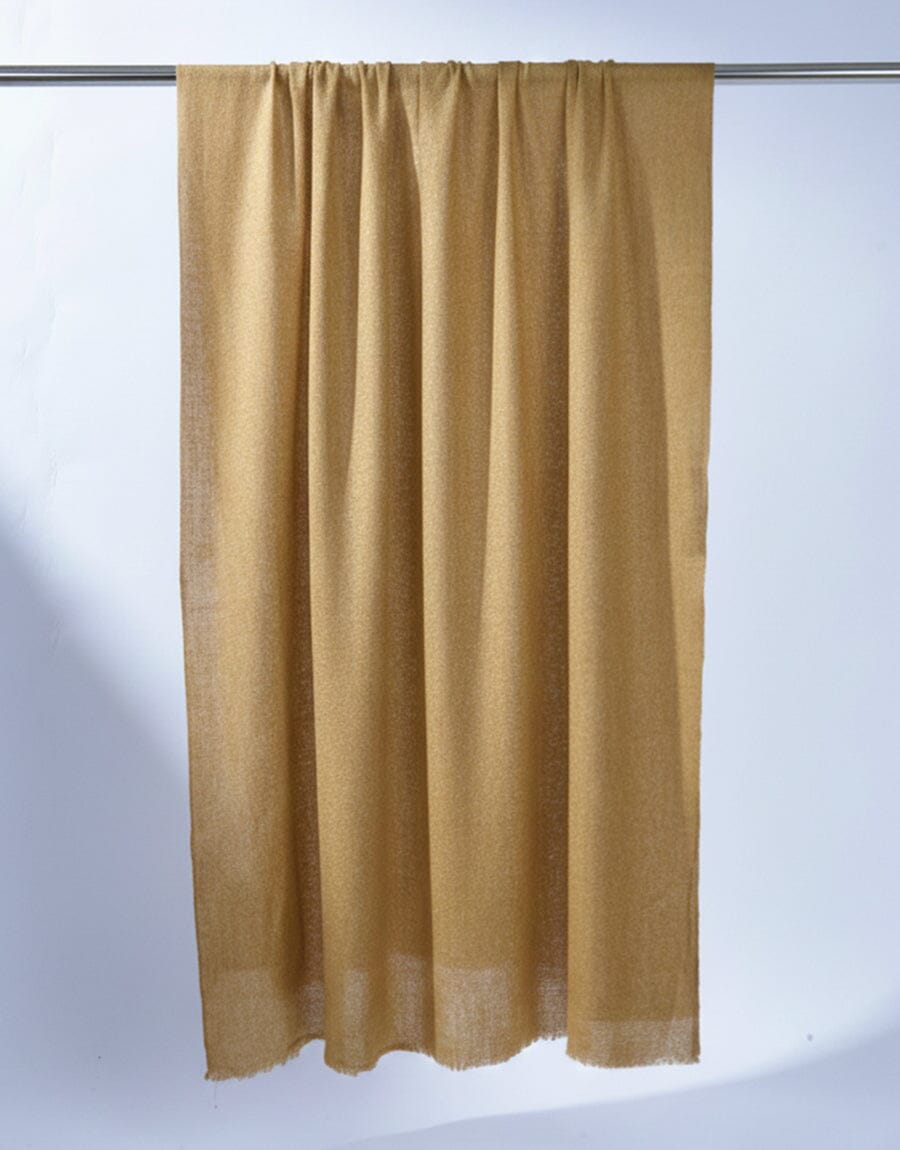 Wool Shawl-Camel Apparel & Accessories KHAS STORES 