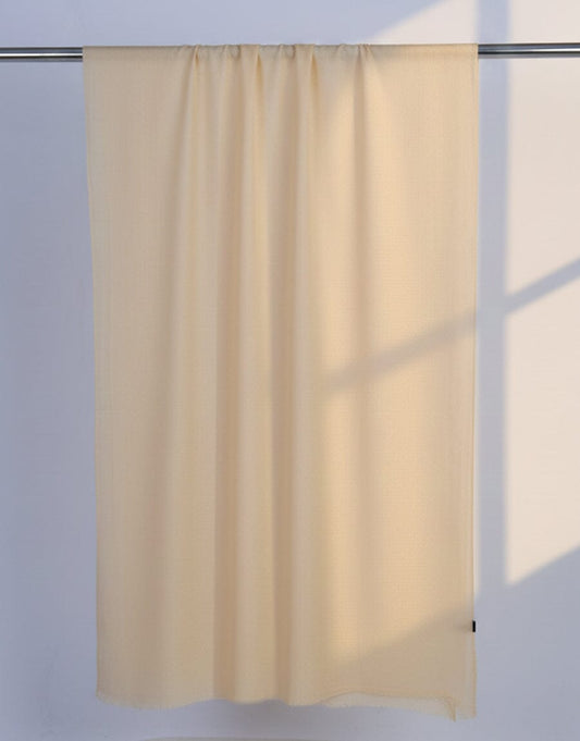 Wool Shawl-Cream Apparel & Accessories KHAS STORES 