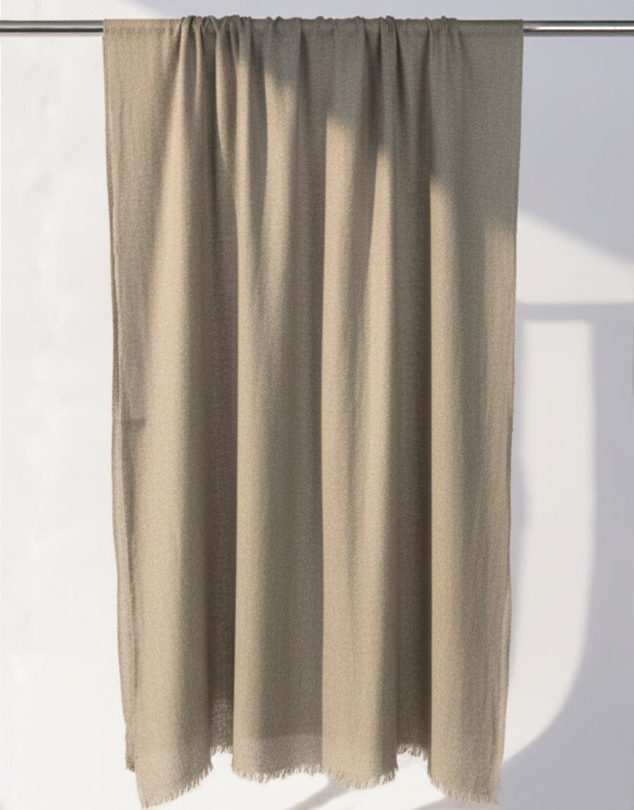 Wool Shawl-Dark Grey Apparel & Accessories KHAS STORES 