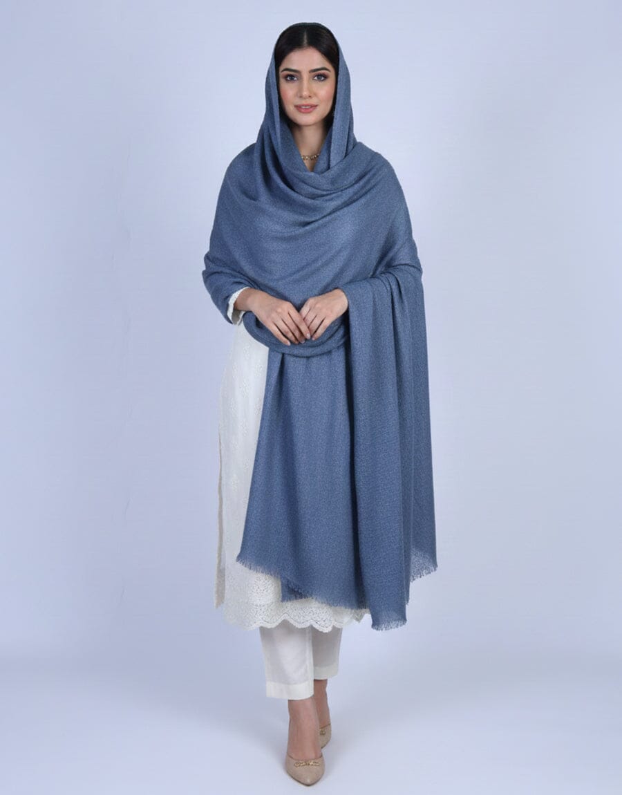 Wool Shawl-Dark Grey Apparel & Accessories KHAS STORES 