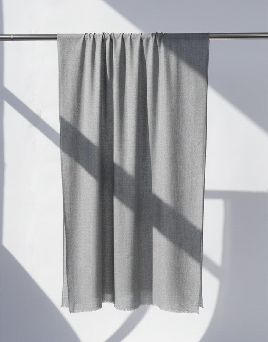 Wool Shawl-Grey Apparel & Accessories KHAS STORES 