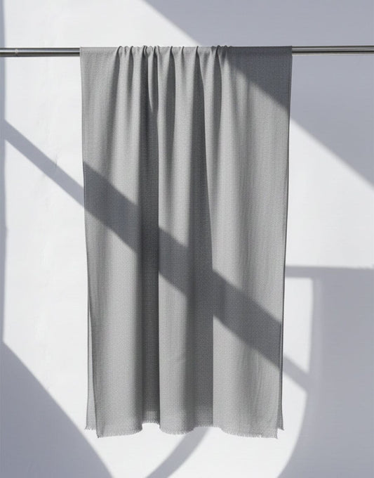 Wool Shawl-Grey Apparel & Accessories KHAS STORES 