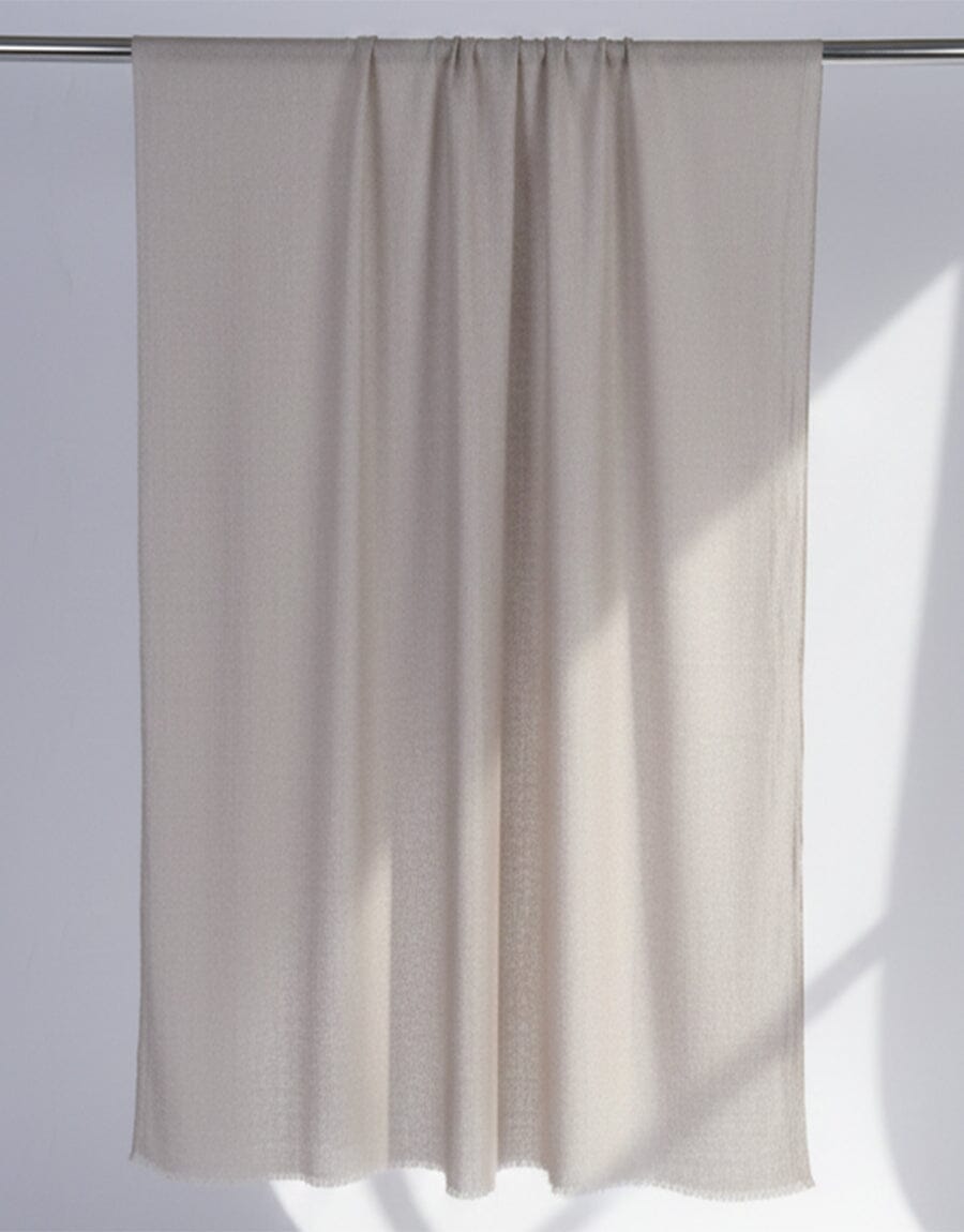 Wool Shawl-Light Grey Apparel & Accessories KHAS STORES 