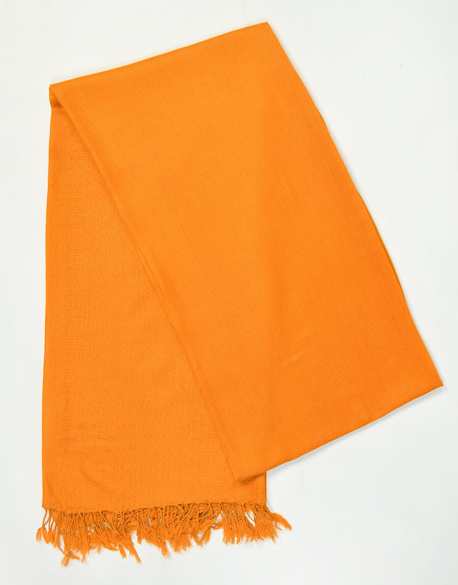 WOOL SHAWL-Mustard Apparel & Accessories KHAS STORES 