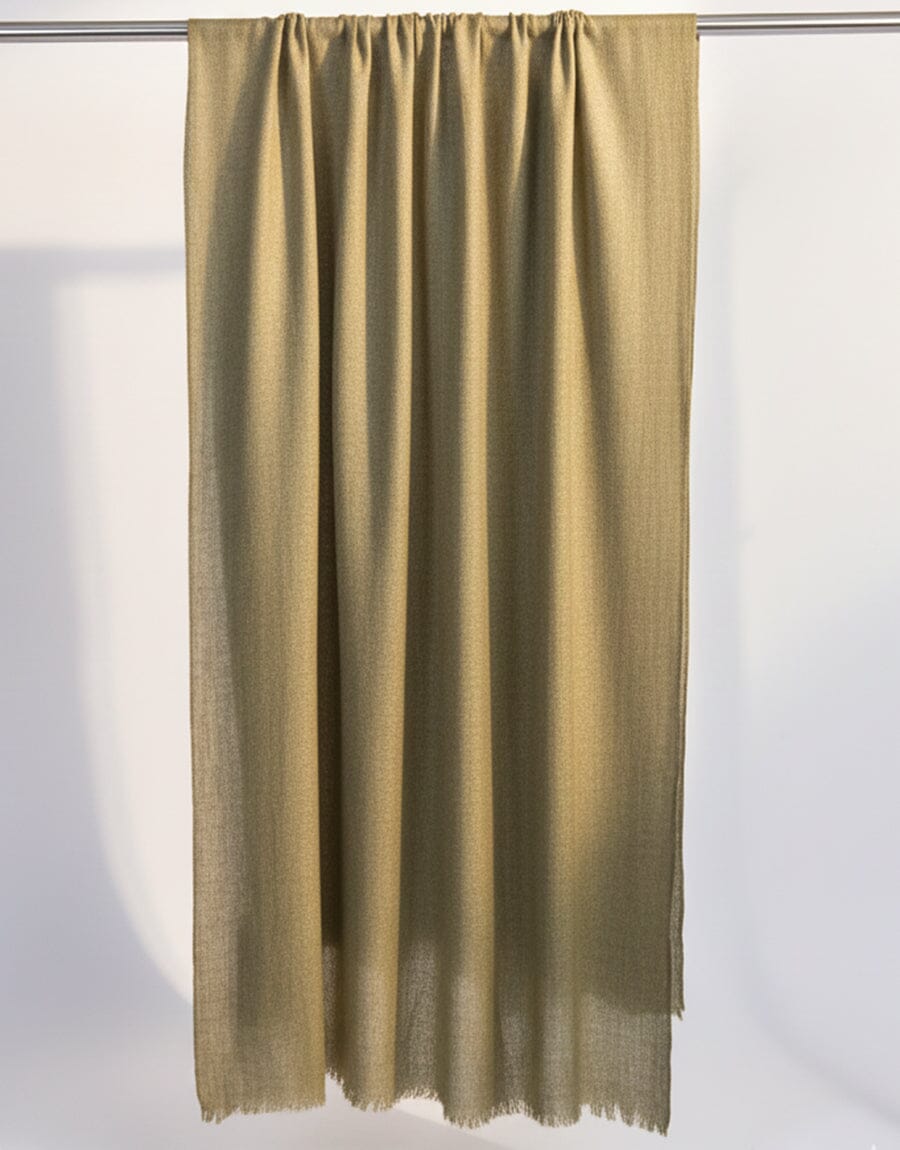 Wool Shawl-Olive Apparel & Accessories KHAS STORES 