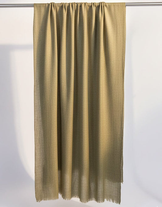 Wool Shawl-Olive Apparel & Accessories KHAS STORES 
