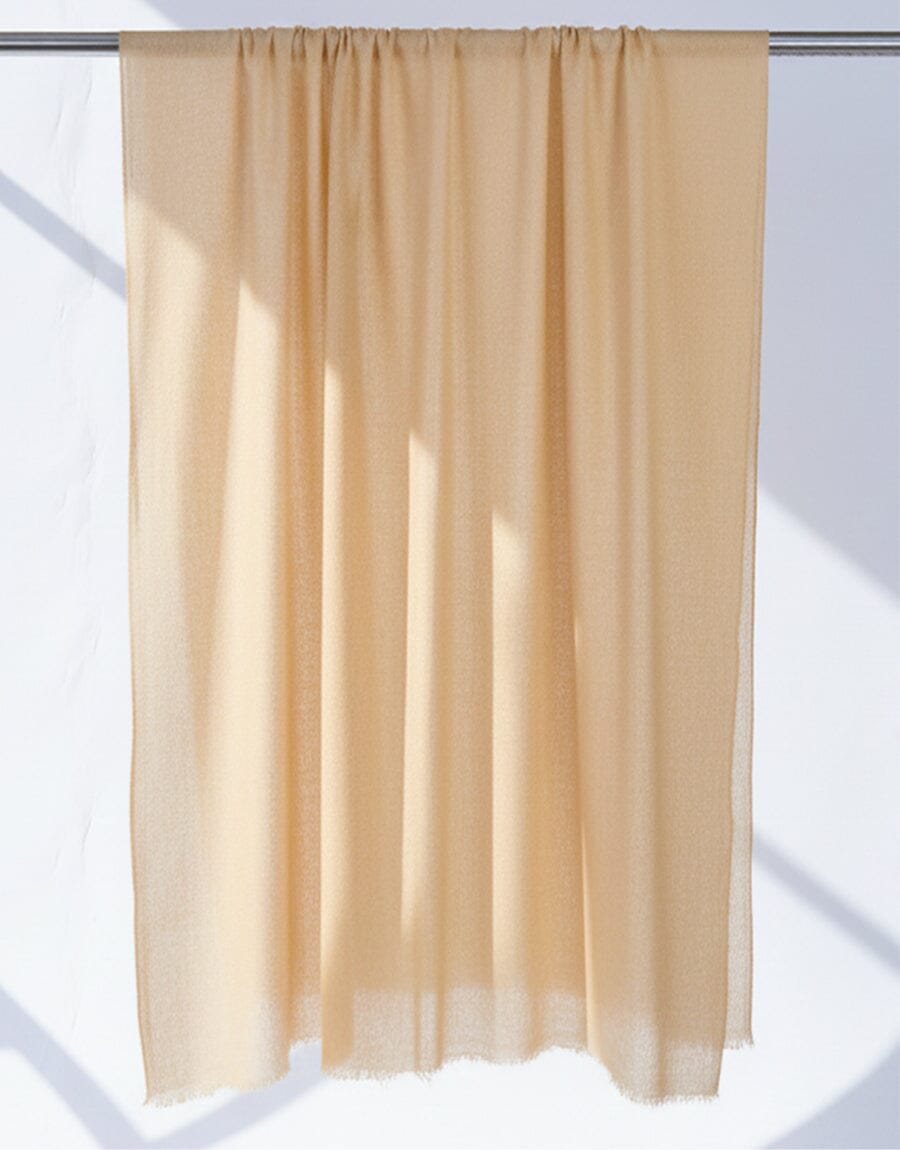 Wool Shawl-Peach Apparel & Accessories KHAS STORES 