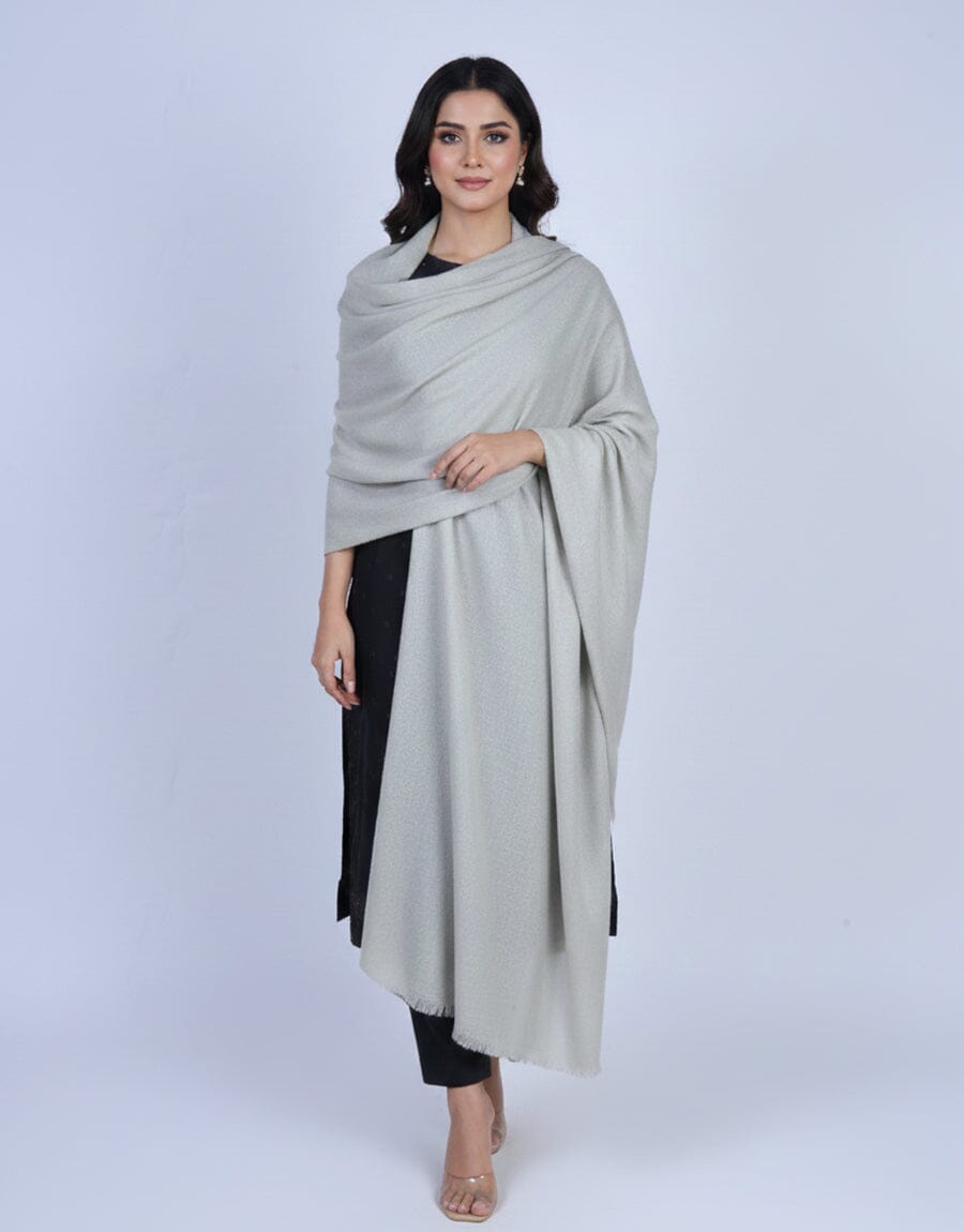 Wool Shawl-Slate Apparel & Accessories KHAS STORES 