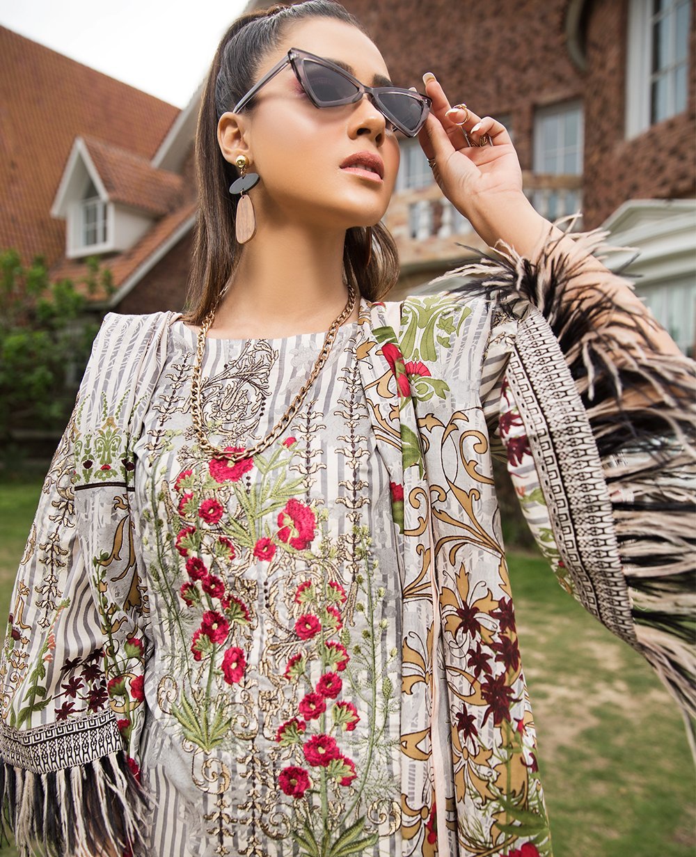 Grey Geranium - IttehadTextiles