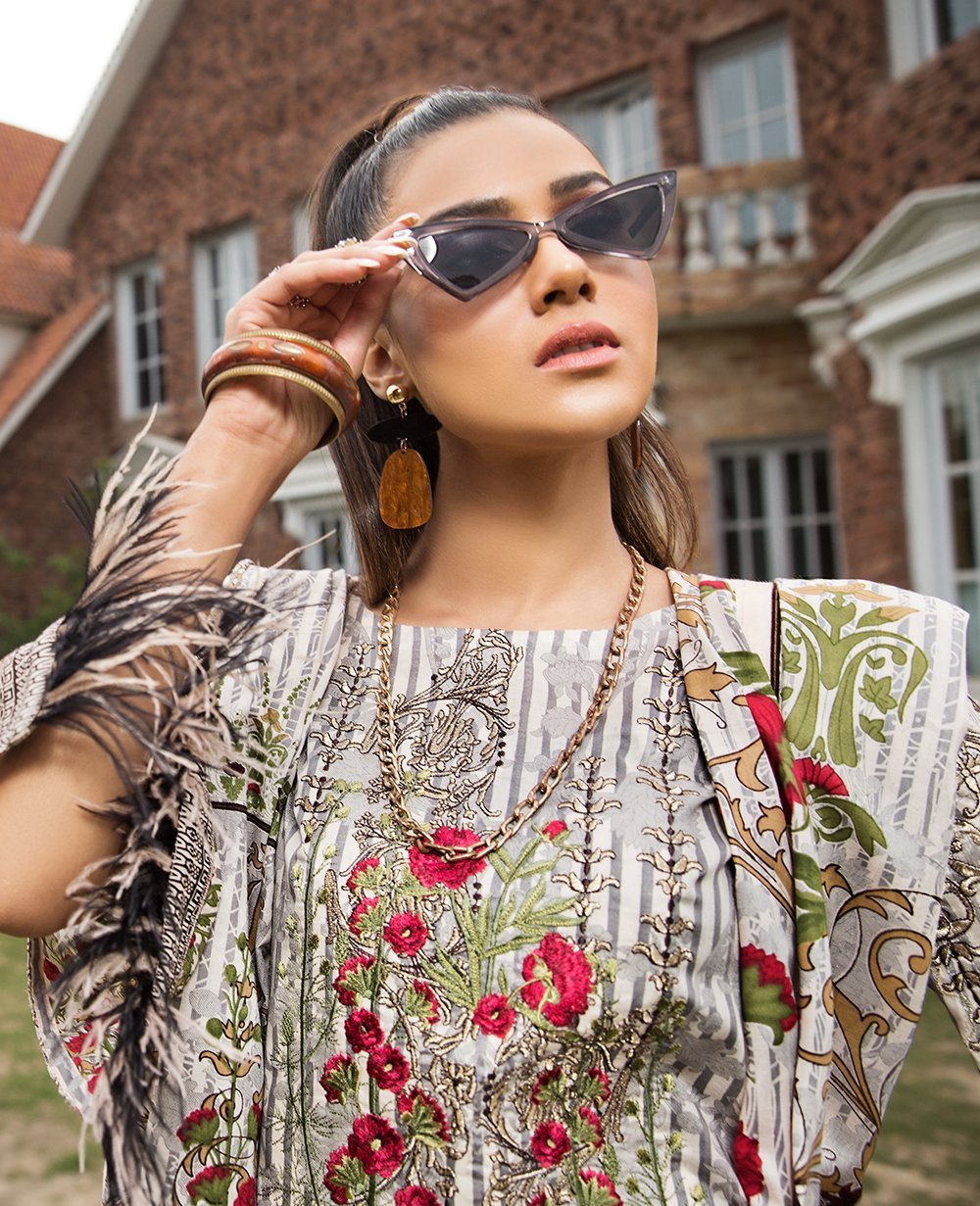 Grey Geranium - IttehadTextiles