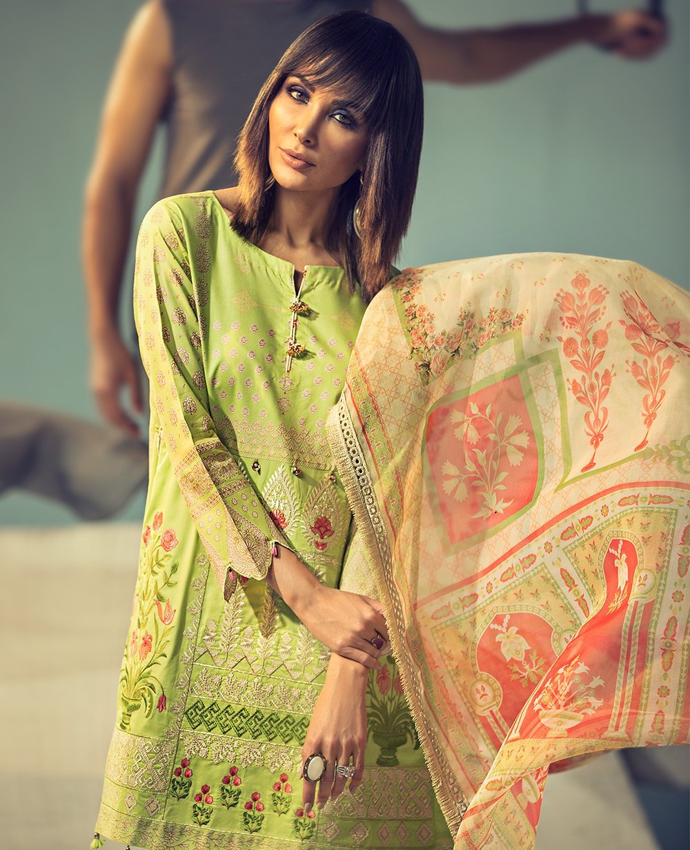 MELLOW GREEN - IttehadTextiles