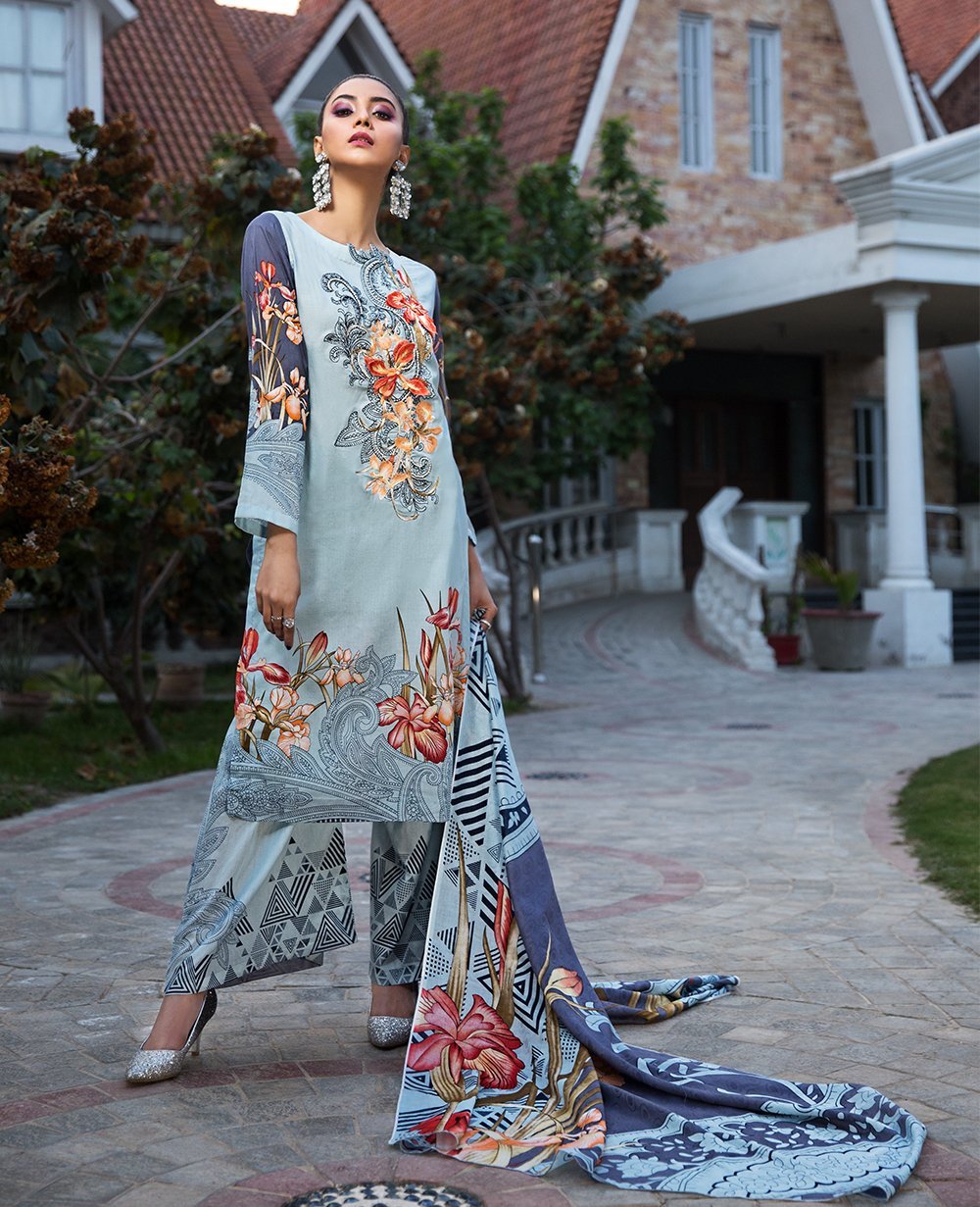 Celestial Blue - IttehadTextiles