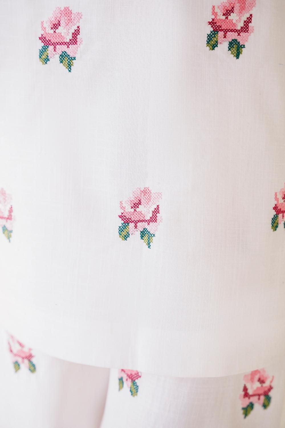 2 PC Stitched | Lawn Embroidered Shirt + Trouser