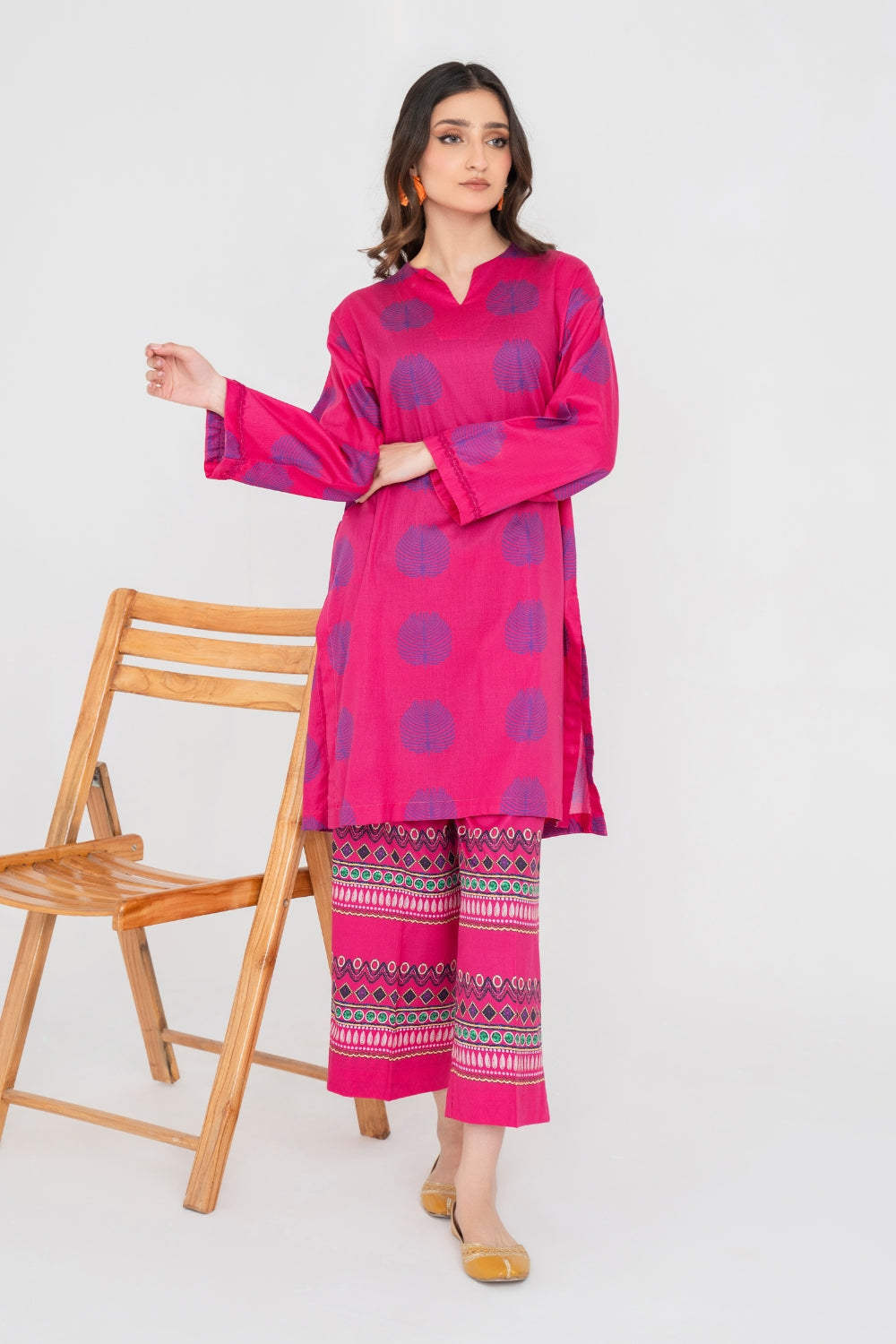 2PC Unstitched | Printed Lawn Shirt + Trouser